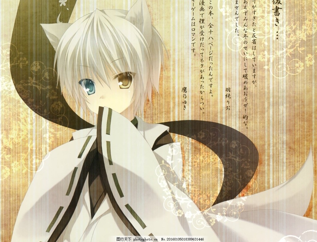 二次元狐耳图片