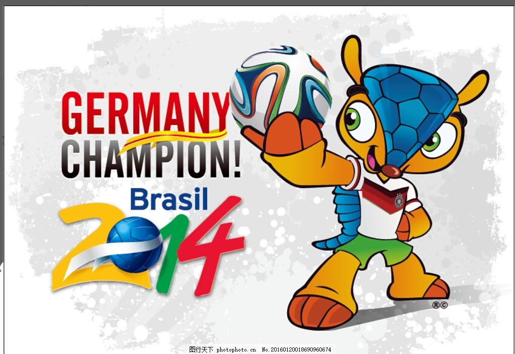 2014世界杯吉祥物 足球 巴西 动漫动画