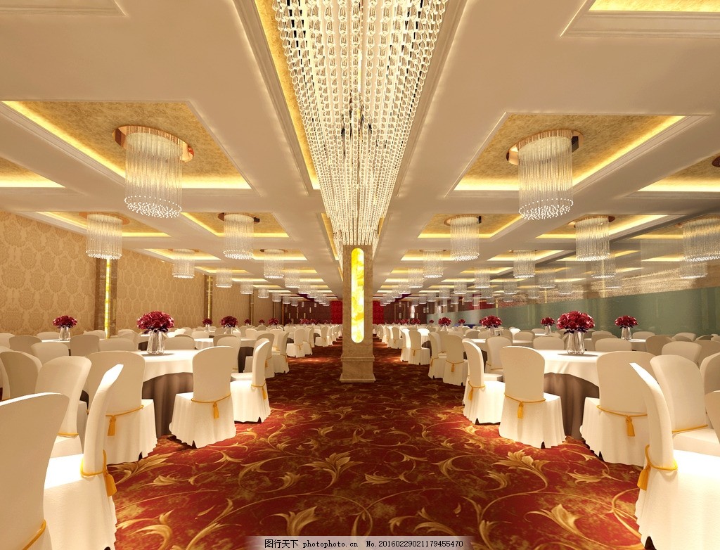 酒店 餐厅 酒店 餐厅 饭馆 大厅 婚宴 欧式大厅 欧式 设计 3d设计 3d
