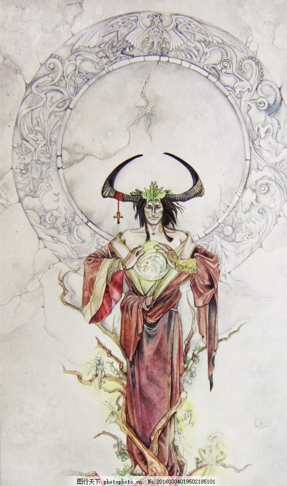 花影塔罗牌-皇帝