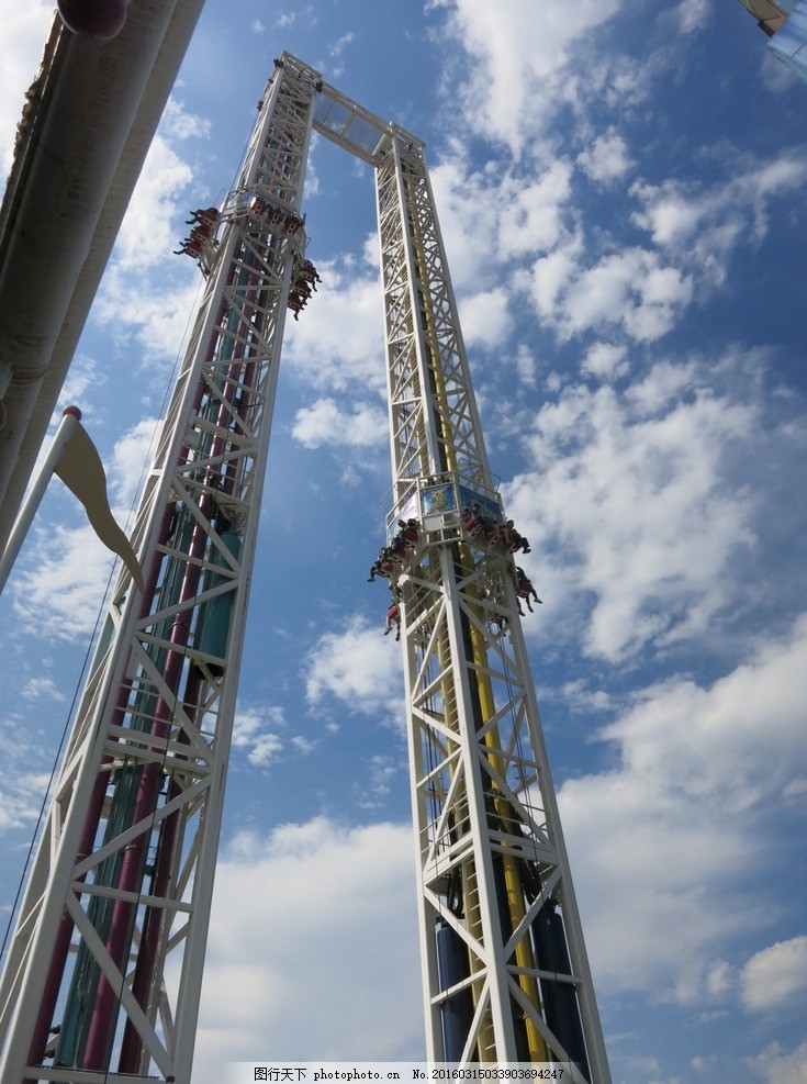 欢乐谷跳楼机图片